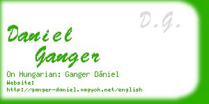 daniel ganger business card